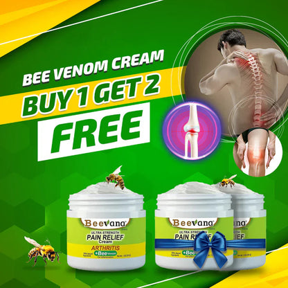 (Pack of 3) BeeTherapy™ #1 Bee Venom Pain Relief Cream | Buy 1 Get 2 Free